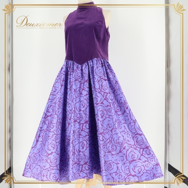 フラダンス 衣装 ワンピース ドレス メネフネプランテーション パープル系 MENEHUNE PLANTETION ベロア ハイネック ノースリーブ ワントーン 異素材 かわいい 華やか 鮮やか 上品 きれい ハワイアン アロハ フラ ダンス レッスン 練習 フラダンス 衣装 ワンピース ドレス メネフネプランテーション パープル系 MENEHUNE PLANTETION ベロア ハイネック ノースリーブ ワントーン 異素材 かわいい 華やか 鮮やか 上品 きれい ハワイアン アロハ フラ ダンス レッスン 練習