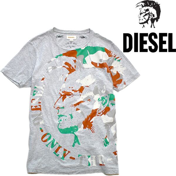 1点物 ディーゼルDIESEL半袖プリントTシャツ古着メンズSM