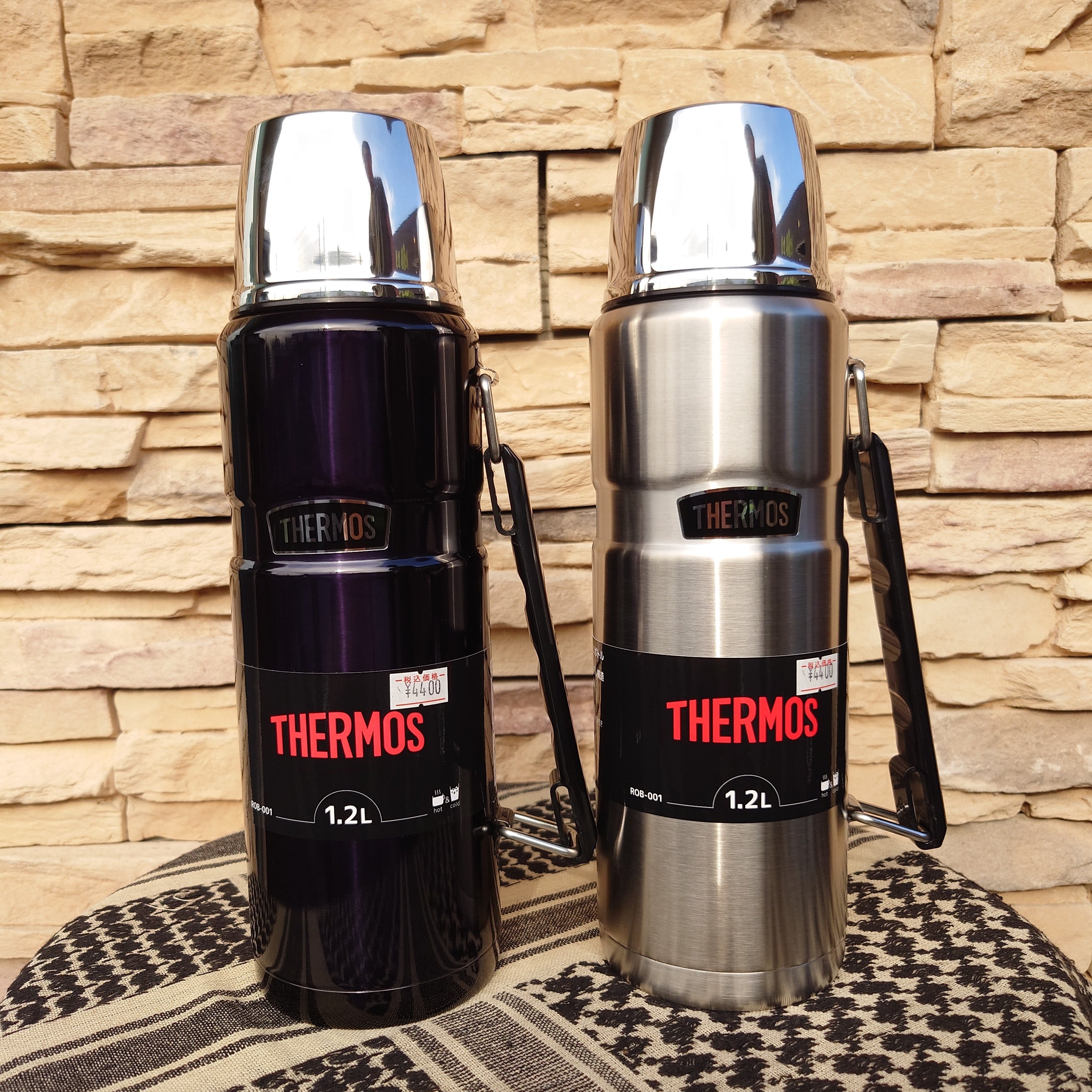 【THERMOS サーモス】ステンレスボトル〈 ROB-001 〉※容量1.2L