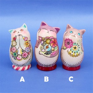 《 ta-nya 》ちいさなふくにゃん　マトリョーシカ　1個型