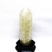シトリンクォーツ 六角柱 シトリン ポイント 置物 原石 虹入り 台座付属 一点物 152-2300