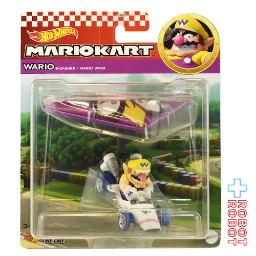 ホットウィール マリオカート ワリオ Bダッシャー + ワリオウィング ダイキャストカー 国内版 未開封