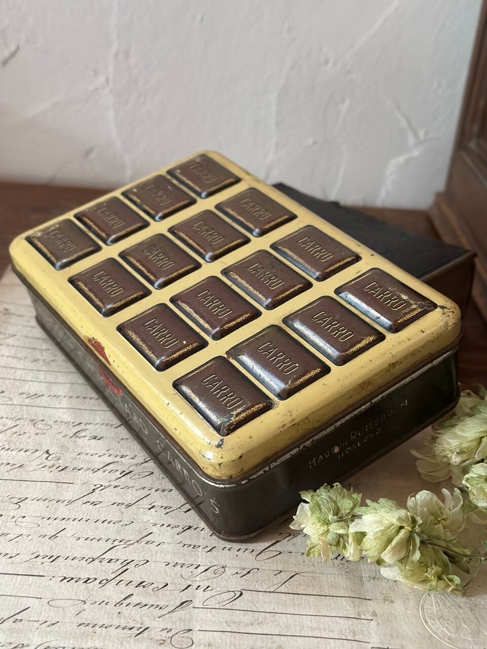 チョコレートのTIN缶 A. Driessen | Brocante de La Cocotte