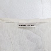 【ベリーダンス衣装】ホワイト Garam garam チョリ トップス フリル レース生地 真っ白 無地 シンプル リボン 異国情緒