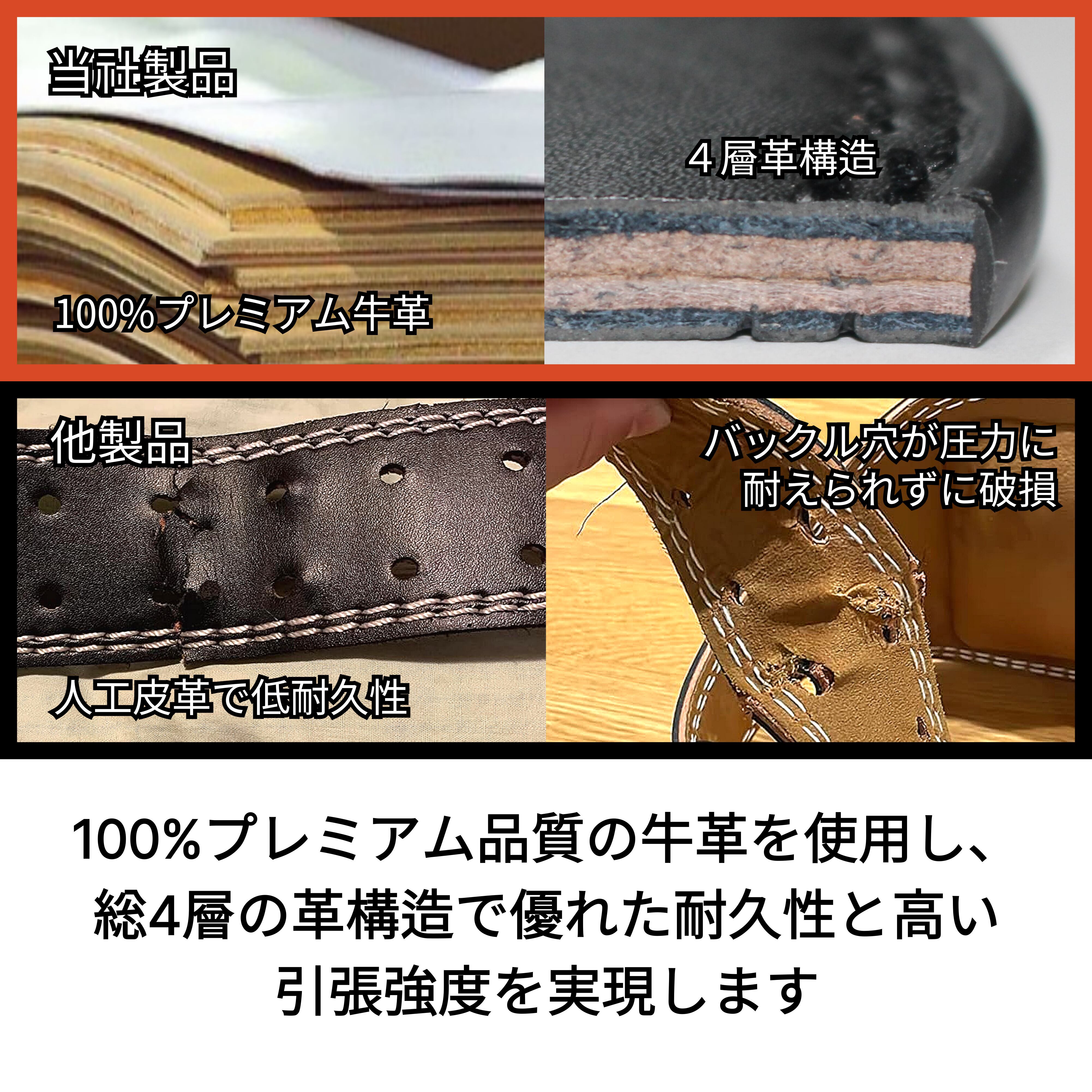 ★ウエサカ★　プレミアムウエイトリフティングベルト（1枚張り・シングルピン）　L ベルト｜ウエサカ オフィシャルサイト