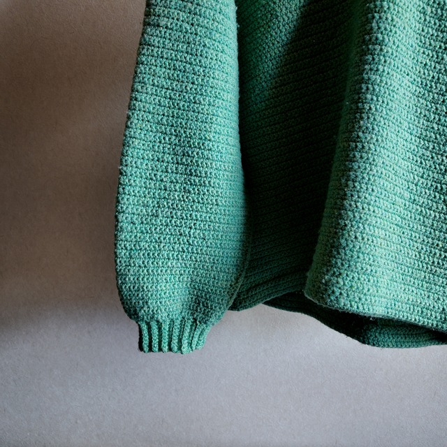 1960s Hand Made Wool Hooded Sweater