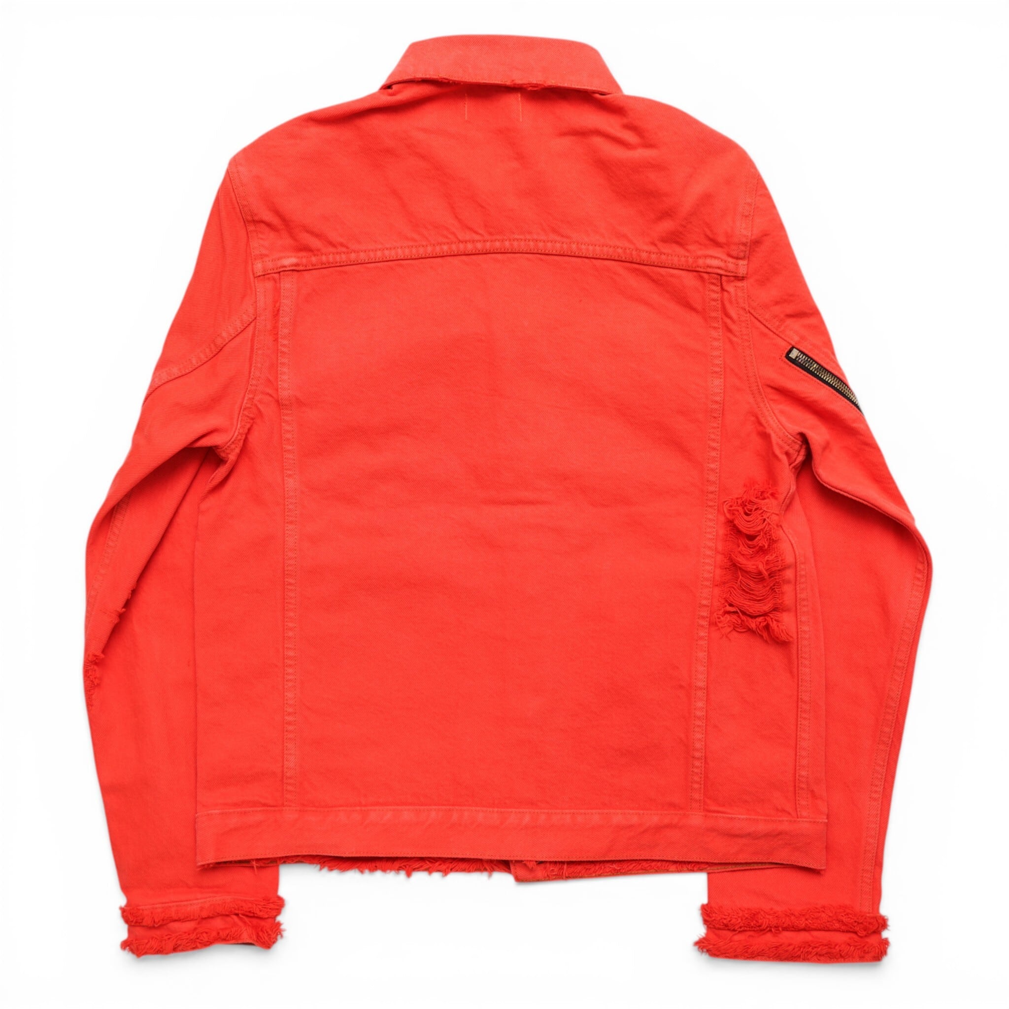 424 デニムジャケット 424 Denim Jacket orange Damage デニムジャケット オレンジ サイズS