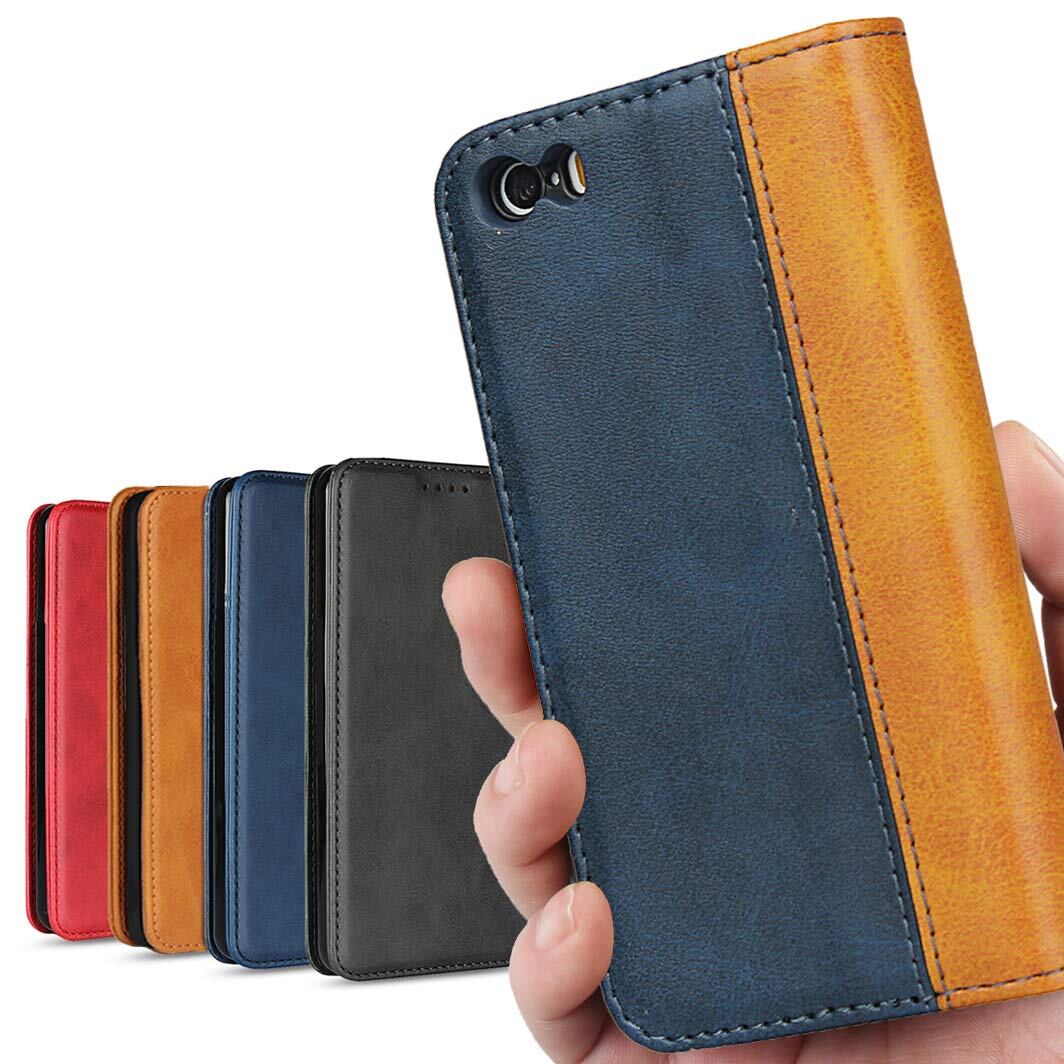 iPhone 5 ケース 手帳型 iPhone5s iPhone5 iPhoneSE (2016版 第一世代) カバー 手帳型 iPhone 5s ケース アイフォン5 アイフォンSE 手帳 ケース アイフォン SE カバー 財布ケース スマホケース 手帳型 適用 case 【iCovercase】 内蔵マグネット 携帯カバー カードポケット スタンド機能 落ち着いた色 TPUケース付き 耐衝撃 2色組合せ レトロ ネイビー