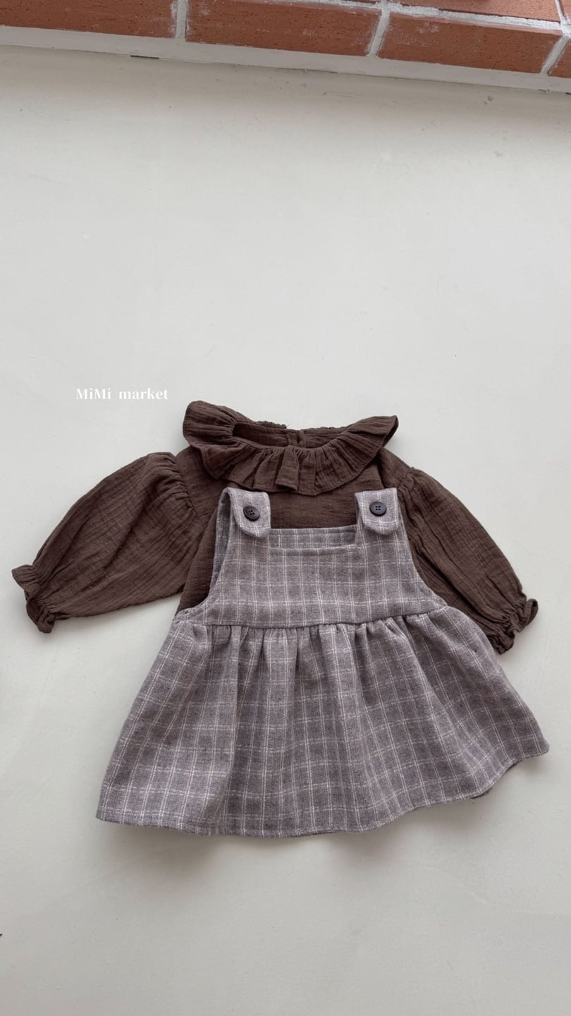 【即納】クッキーチェックワンピース / mimimarket