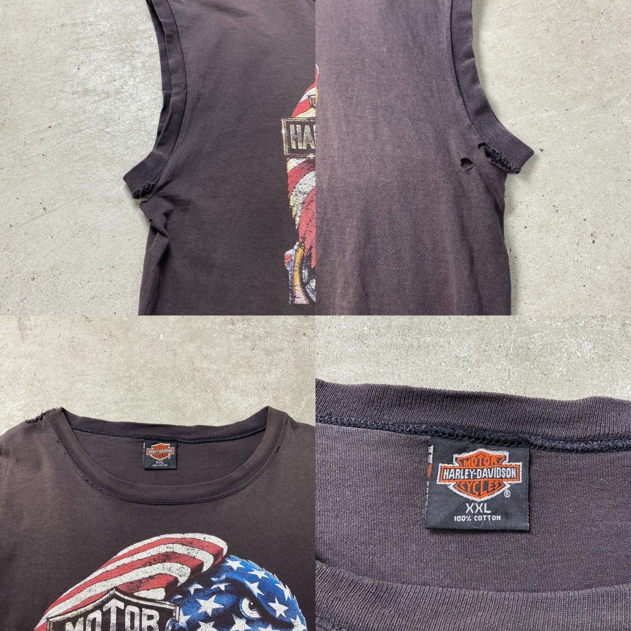 90年代 USA製 Harley-Davidson ハーレーダビッドソン タンクトップ 