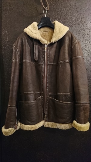 1960s Highwayman Motorcycle Mouton Jacket
