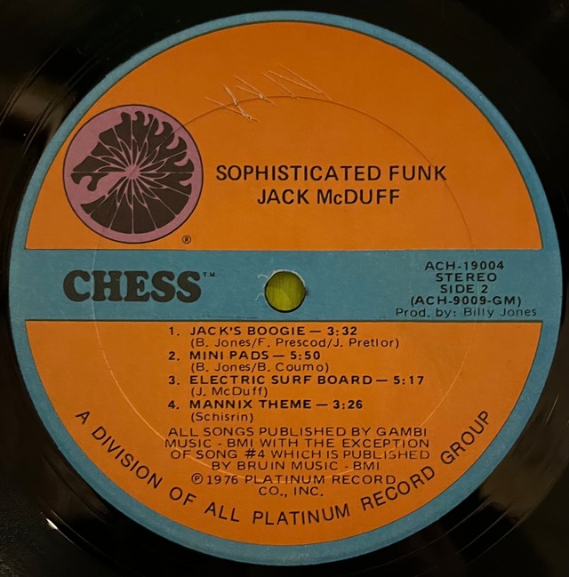 Jack McDuff Sophisticated Funk (LP) oleo Records