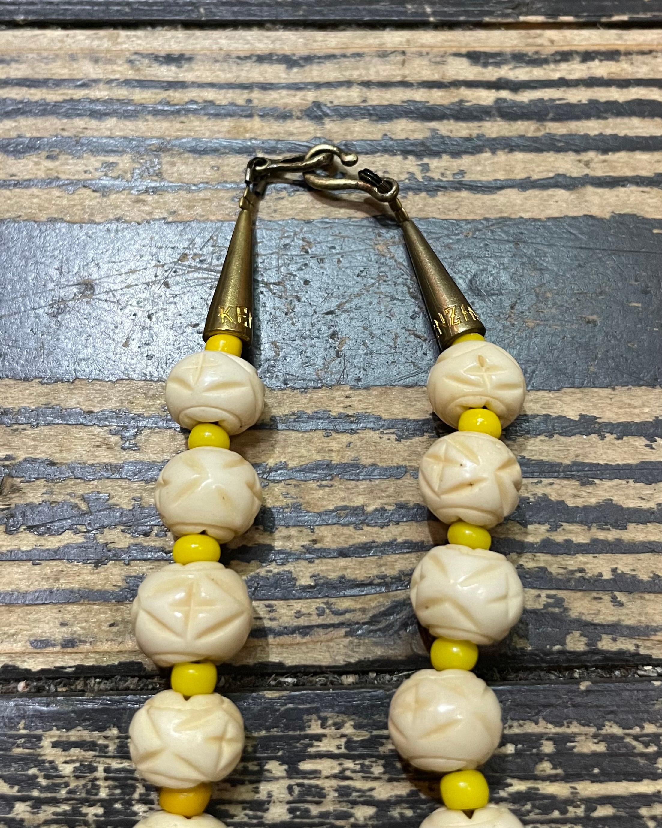 ケンジン】ビンテージ ホワイトハーツ ネックレス/VINTAGE HUDSON BAY