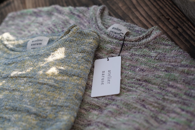 atelier naruse 　cotton doubles trand knit