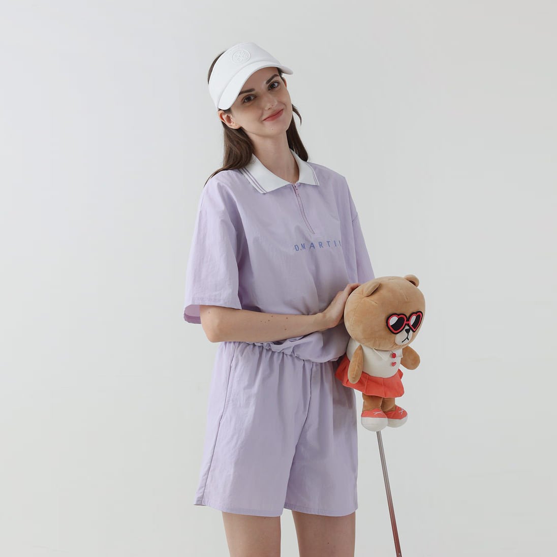 ハーフジップポロシャツ＆ショーツ SET UP | Festa Golf