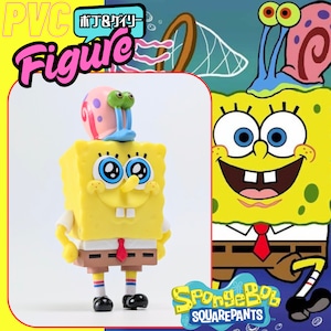 【 SpongeBob SquarePants ( スポンジボブ )  】 『 スポンジボブ&ゲイリー 』PVC Figure set〚アメリカン雑貨 アメトイ〛