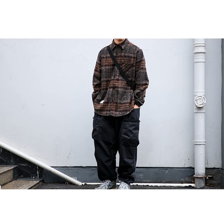 ★PLAID THICKENED WORK SHIRT　　　A0874