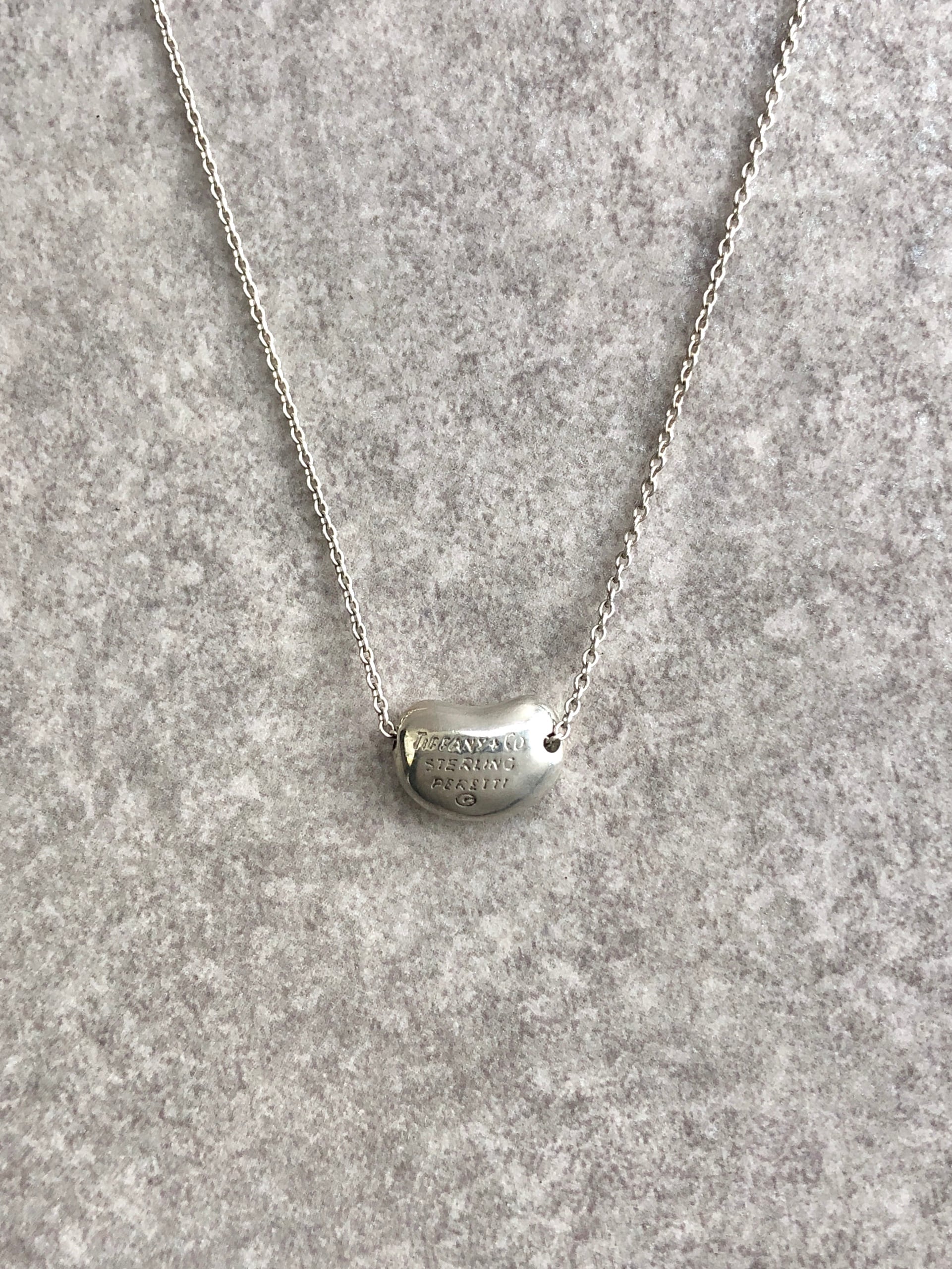 Tiffany silver925ネックレス Tiffany & Co. ティファニー ビーン ネックレス シルバー 925 vintage