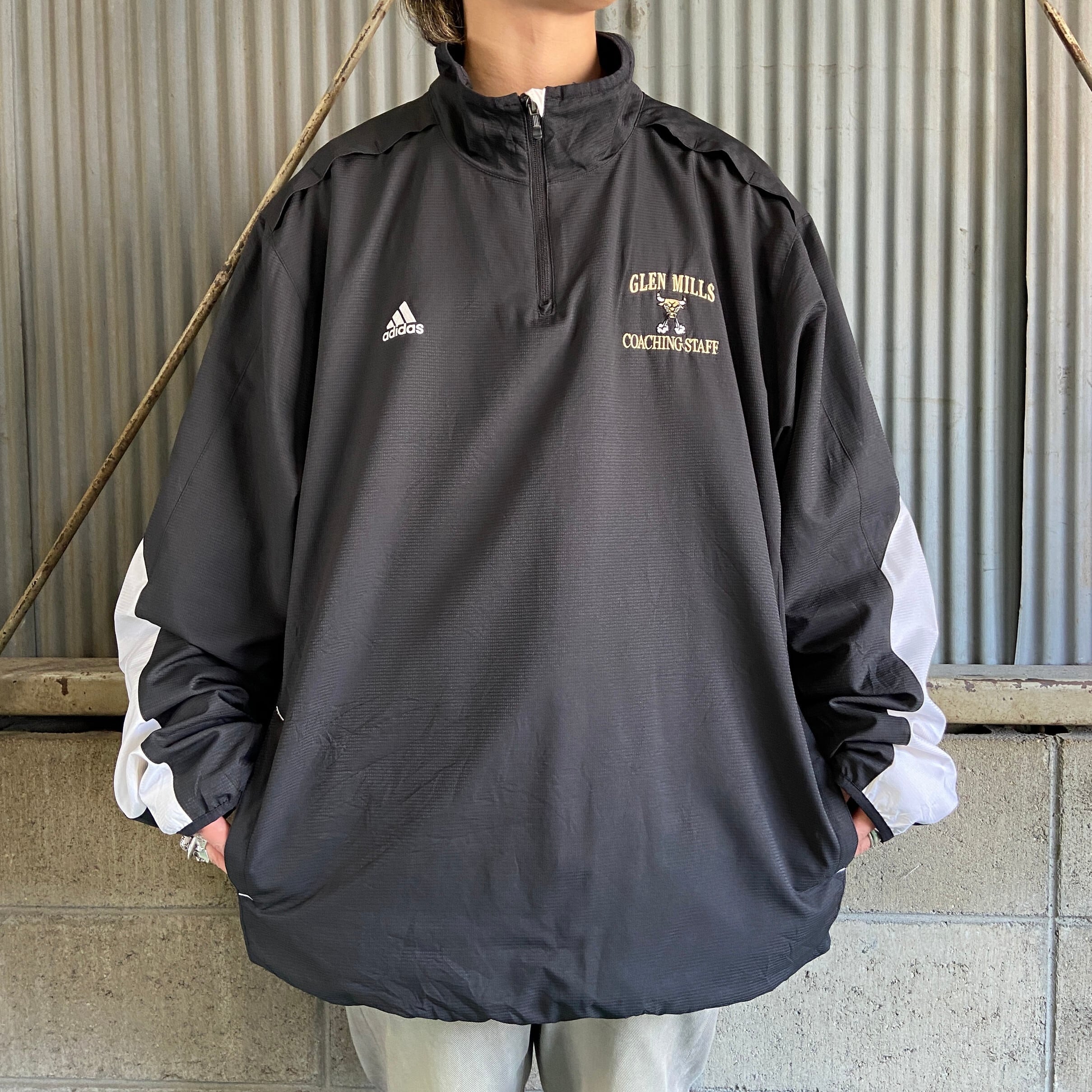 ゆったりサイズ 3XL adidas アディダス トラックジャケット 緑 白