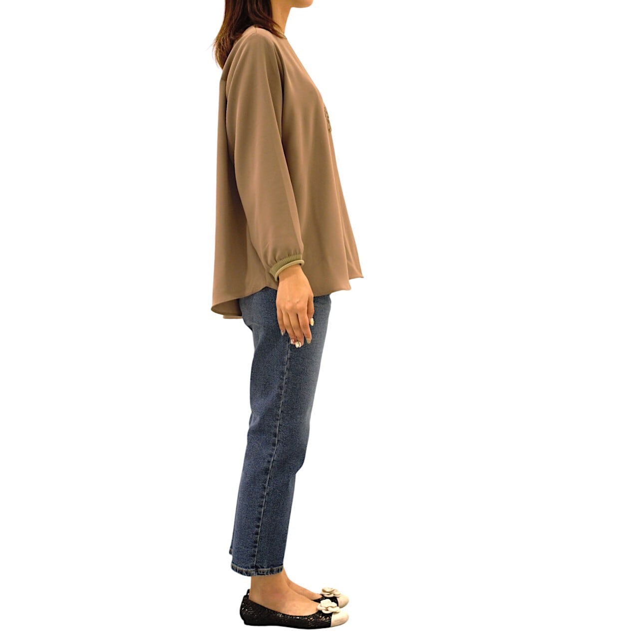 bonpoint 刺繍ブラウス　10a bonpoint 刺繍ブラウス 10a