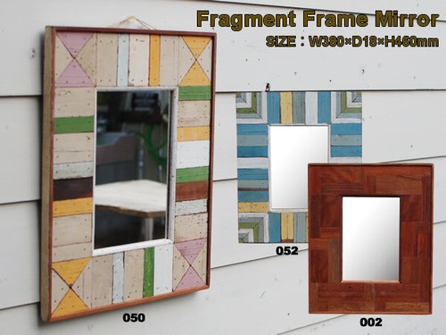 Fragment Frame Mirror “50” フラグメントフレームミラー "50" 鏡 古材 ハンドメイド DETAIL