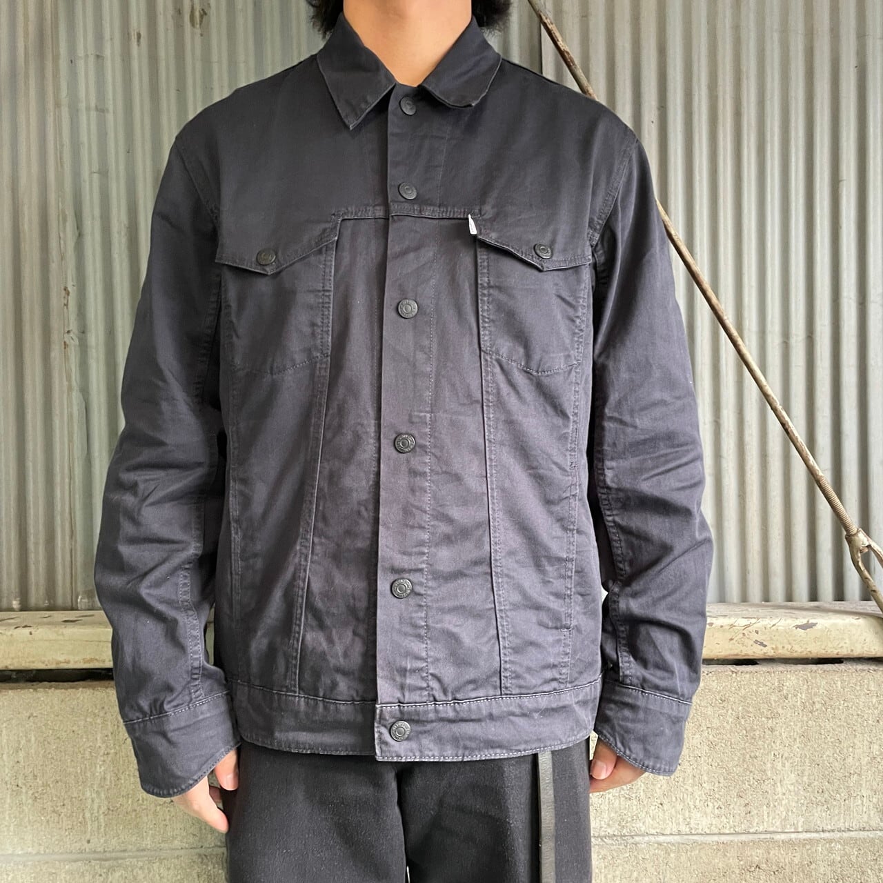 Levi's リーバイス コットンツイル トラッカージャケット メンズL 古着 Levi's リーバイス コットンツイル トラッカージャケット メンズL 古着