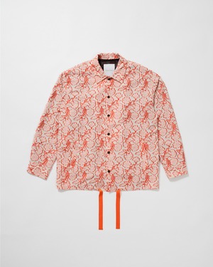 FLOWER COACH JACKET-orange <LSD-BD1B2>