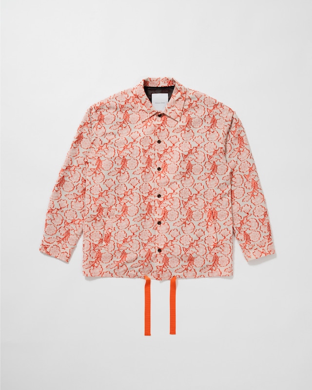 FLOWER COACH JACKET-orange <LSD-BD1B2>