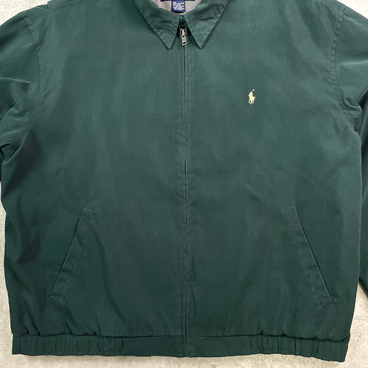 【希少】90s ラルフローレン スイングトップ 麻 ジャケット 古着 ポロゴルフ 古着 90年代 ラルフローレン Ralph Lauren POLO GOLF ポロゴルフ