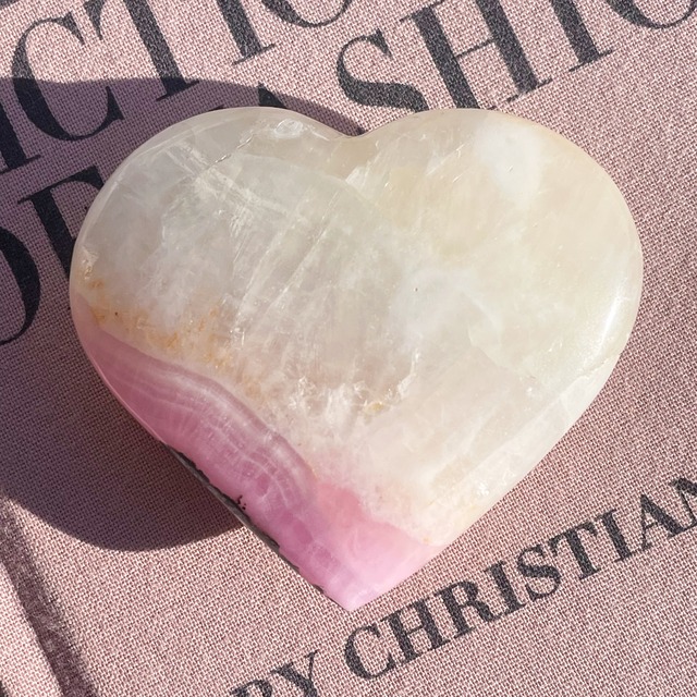 Pink Aragonite Heart 3 ✧ ピンクアラゴナイト
