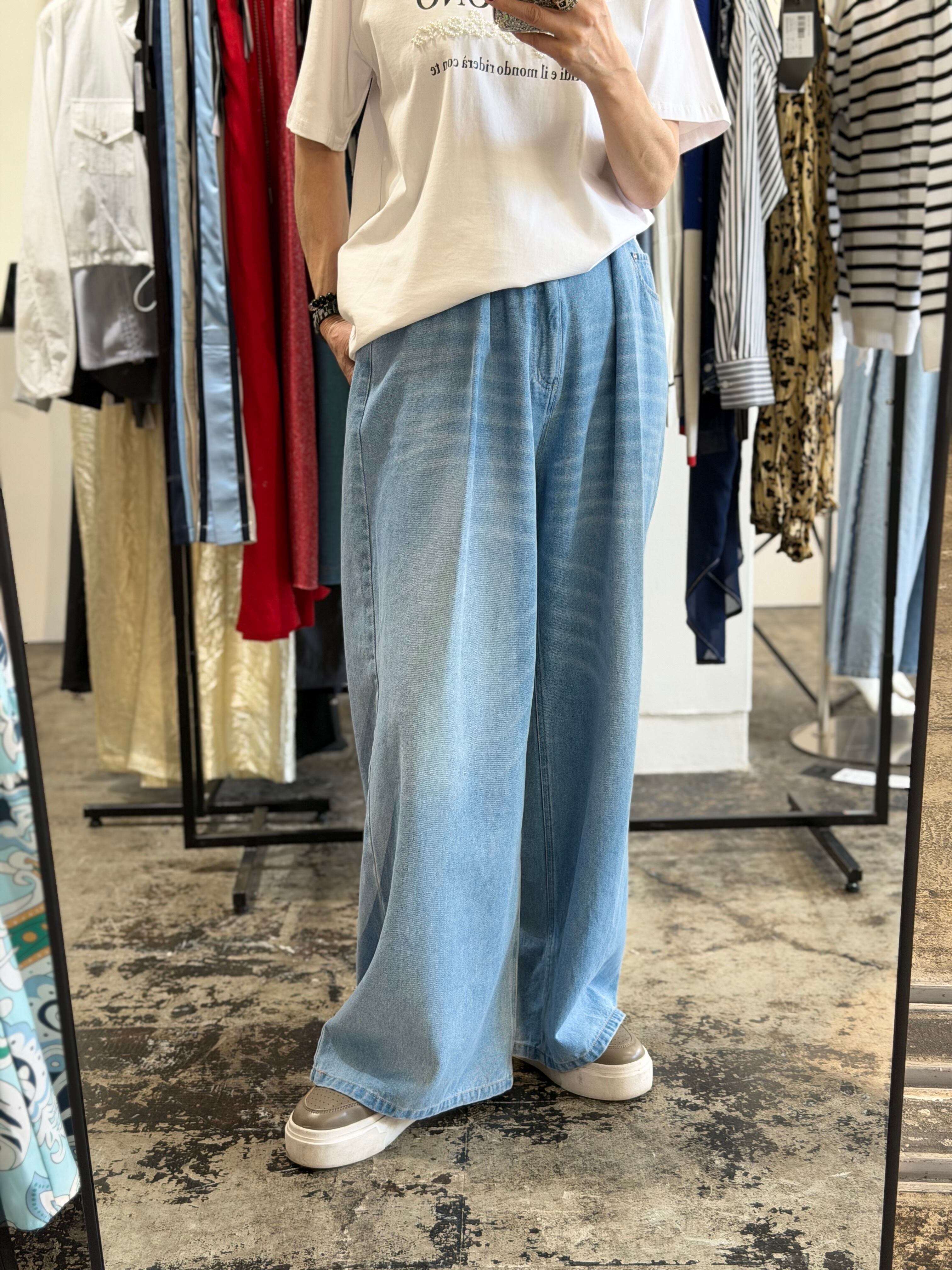 予約販売【 MICALLE MICALLE 】〜cafede INDiGo〜タックワイドテンセル