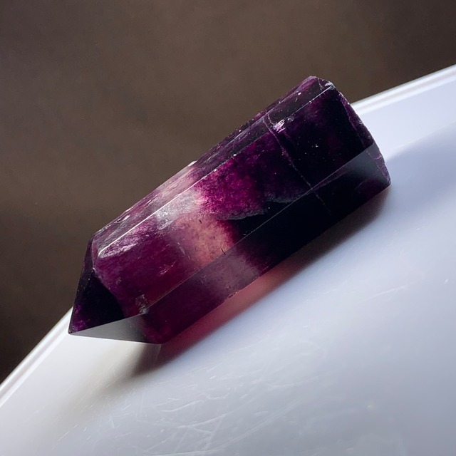 p140.濃いパープルフローライト ポイント