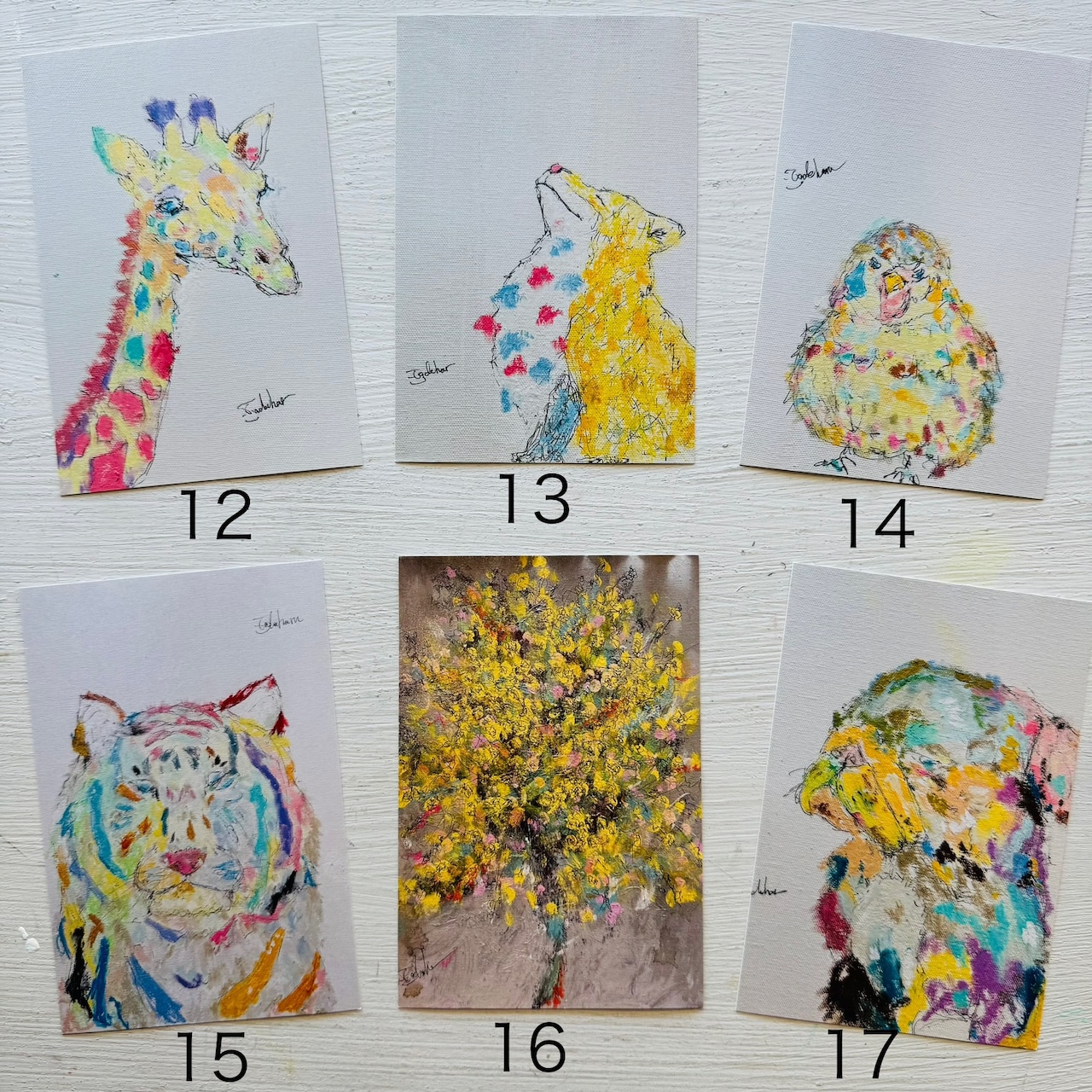 ポストカード 11枚セット（お気に入りのセットを作ってね）ギフト用の封筒もあるよ