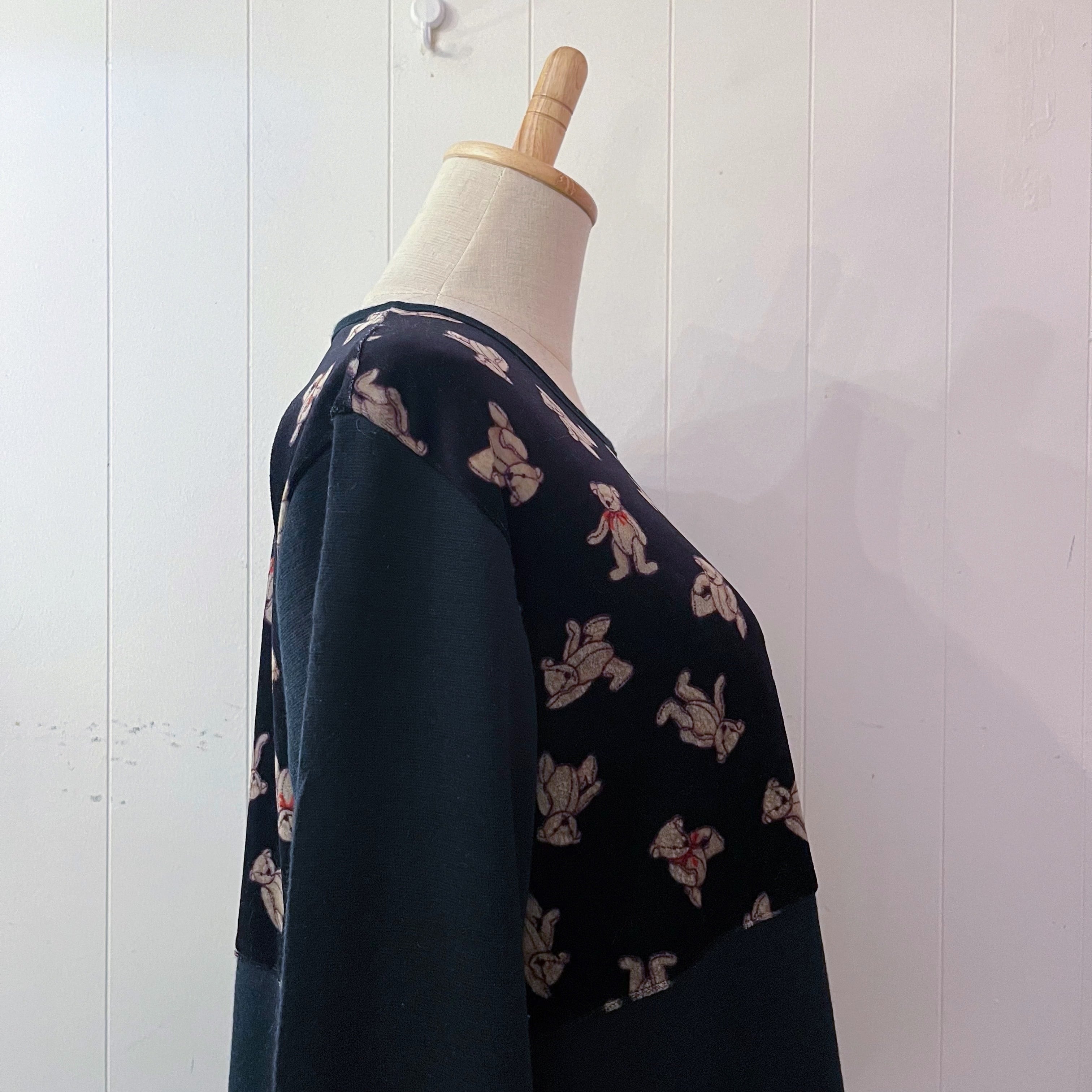 velours bear lale pocket tunic