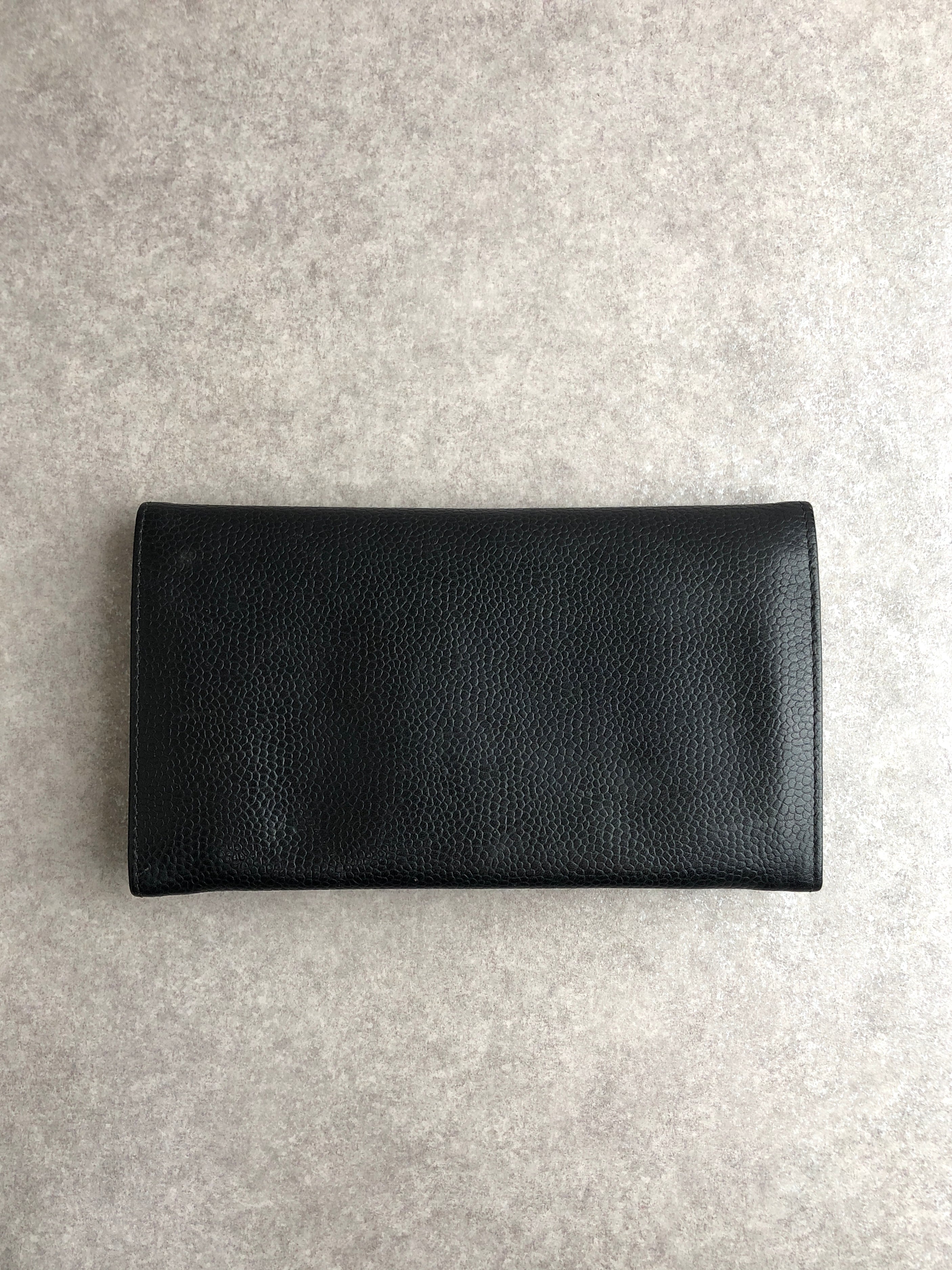 Christian Dior クリスチャン ディオール 財布 ブラック ロゴ レザー