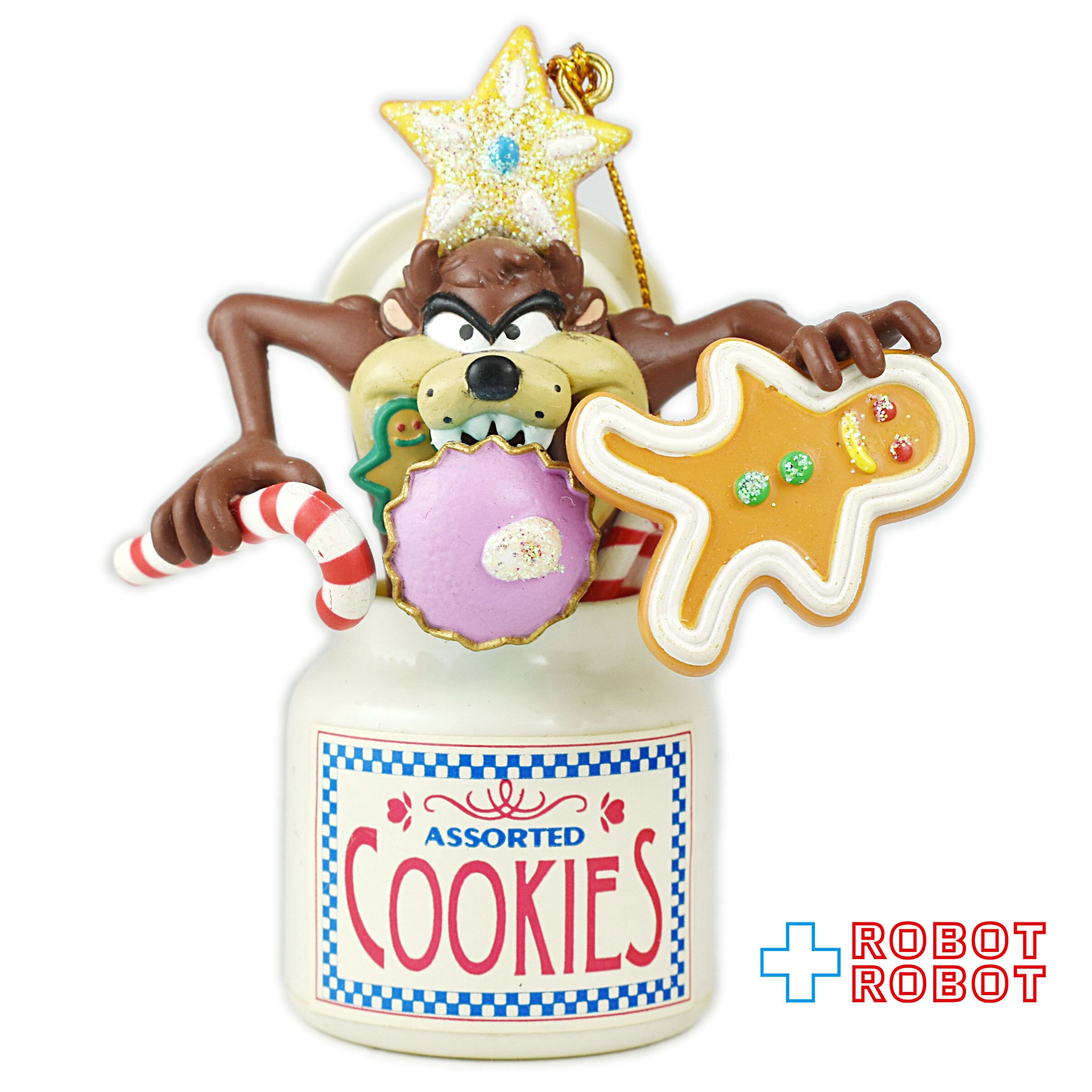 680 Looney Tunes タズマニアンデビル クッキージャー 陶器製 ルーニー・テューンズ タズマニアン・デビル クッキージャー