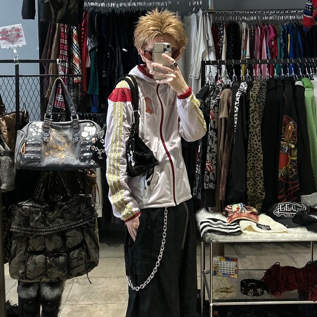 LIMI feu リミフゥ ヨウジヤマモト ダメージ加工 ニットフリル 