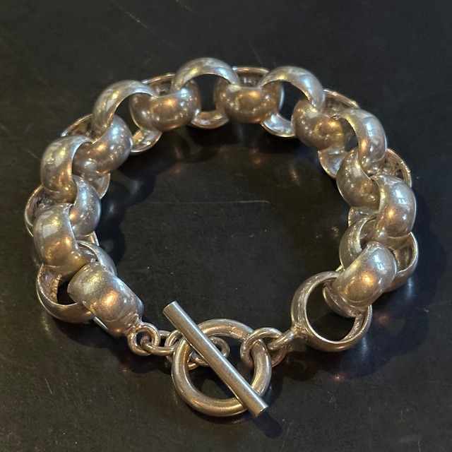 TRIBAL GEOMETRIC CHAIN MANTEL BRACELET -SILVER925- マンテル 