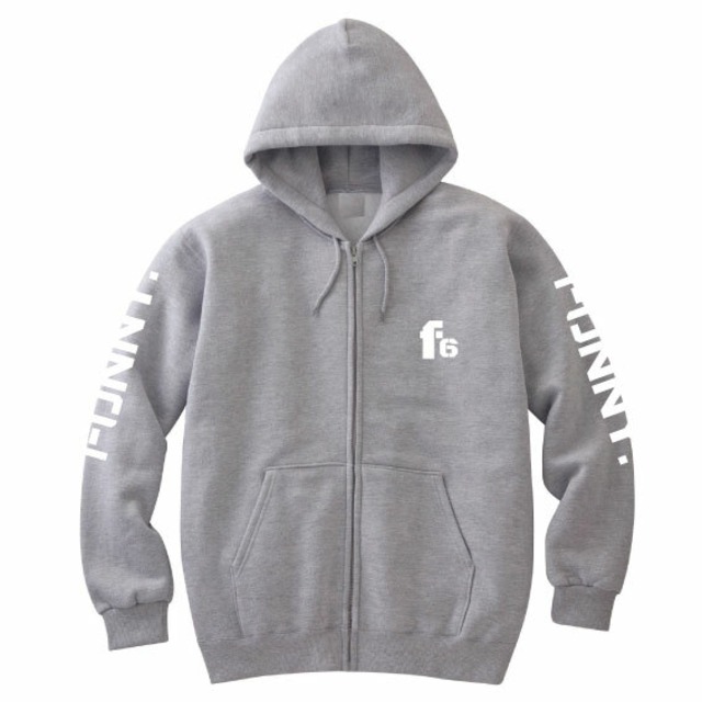 3dlogo zip-up parker. gray