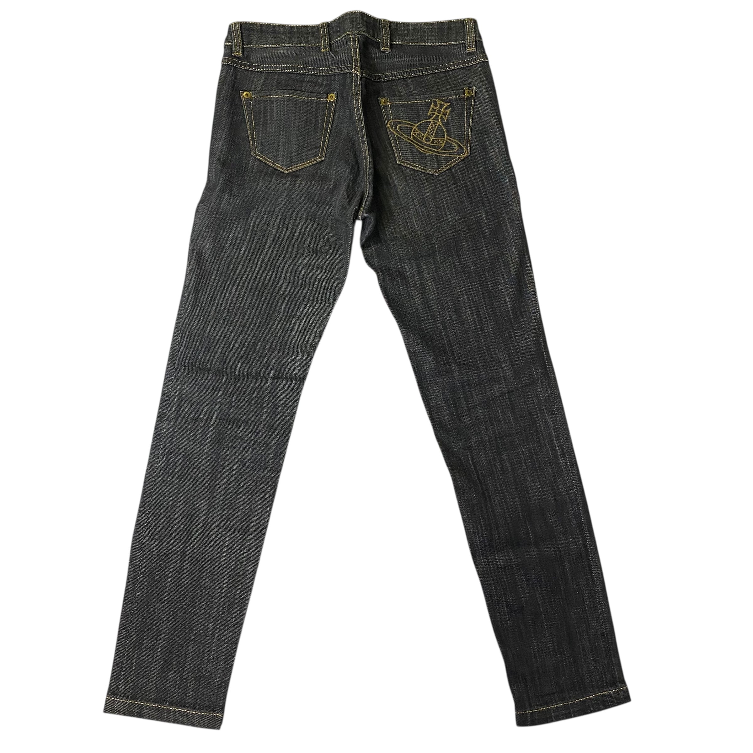 ヴィヴィアンウエストウッド　メンズデニム Vivienne Westwood Black Denim Pants Size 2 / ヴィヴィアンウエスト