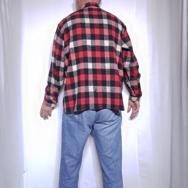 1970s Woolrich Wool Shirt CPO / 70年代 白タグ ウールリッチ 三色