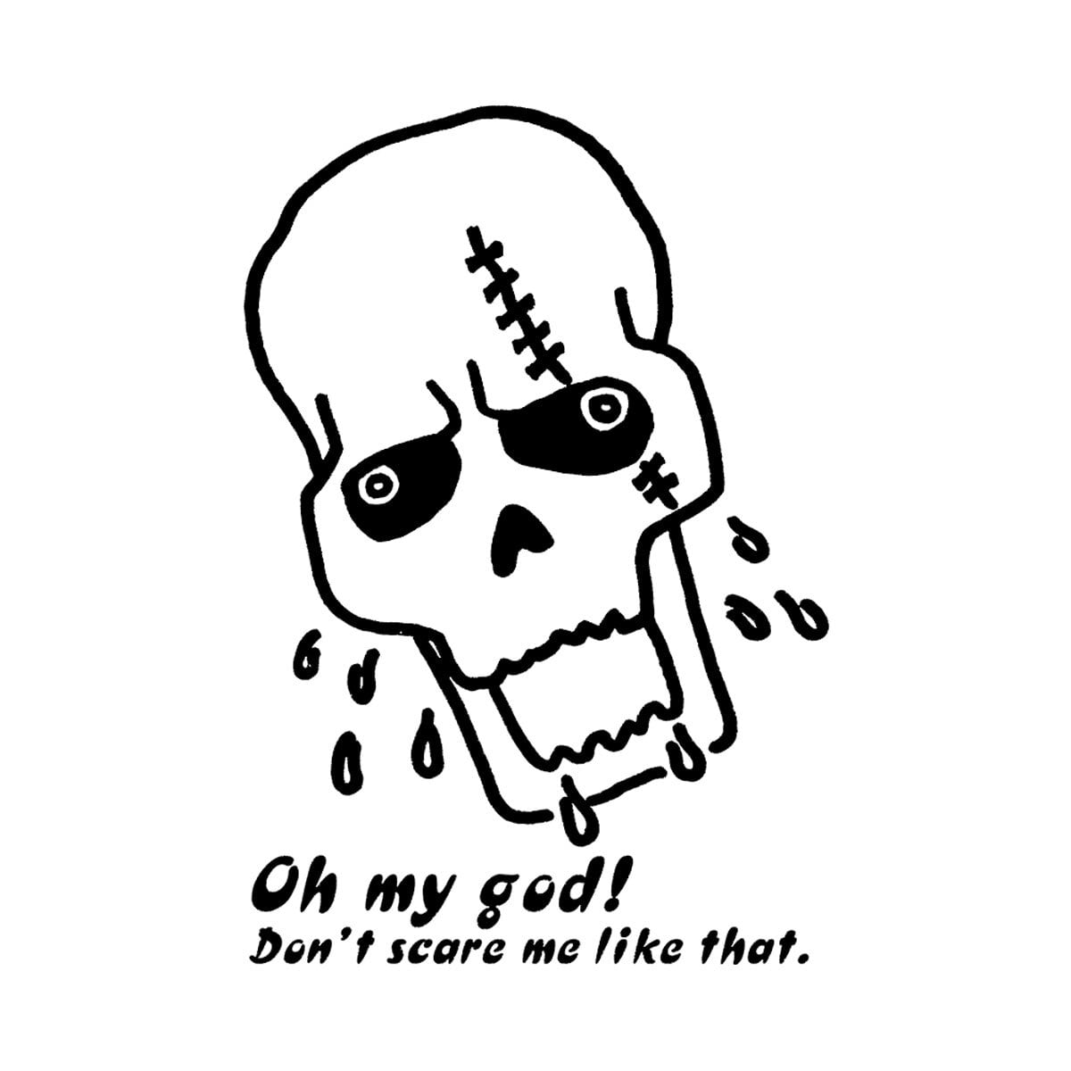 スカル Oh my god! Tシャツ sk04 髑髏 ドクロ Tシャツ