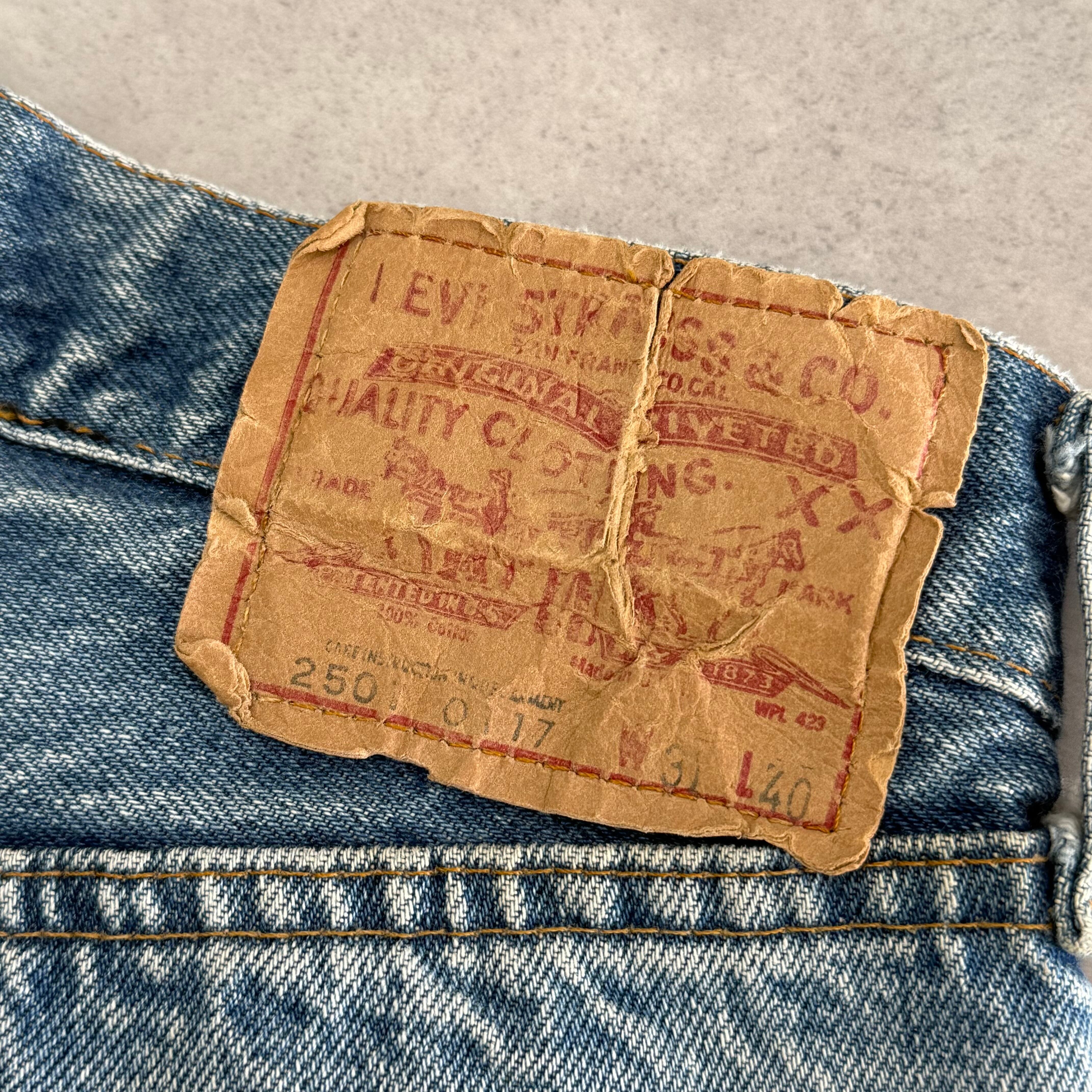 80s ヴィンテージ Levi's リーバイス 501 赤耳デニムパンツW31 | PAY ID