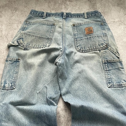 推定00s デニム ダブルニー Carhartt W 31 L 30 詳細写真12