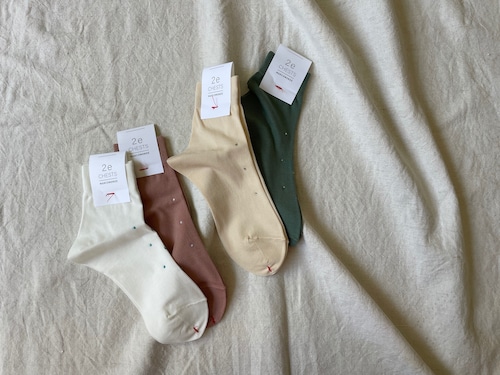 2e CHESTS×MARCOMONDE / STONE SHORT socks