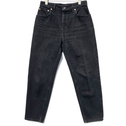 Levis 551 Black [Levis 551-0260 Made In USA] [1990s] Vintage Black Denim Pants