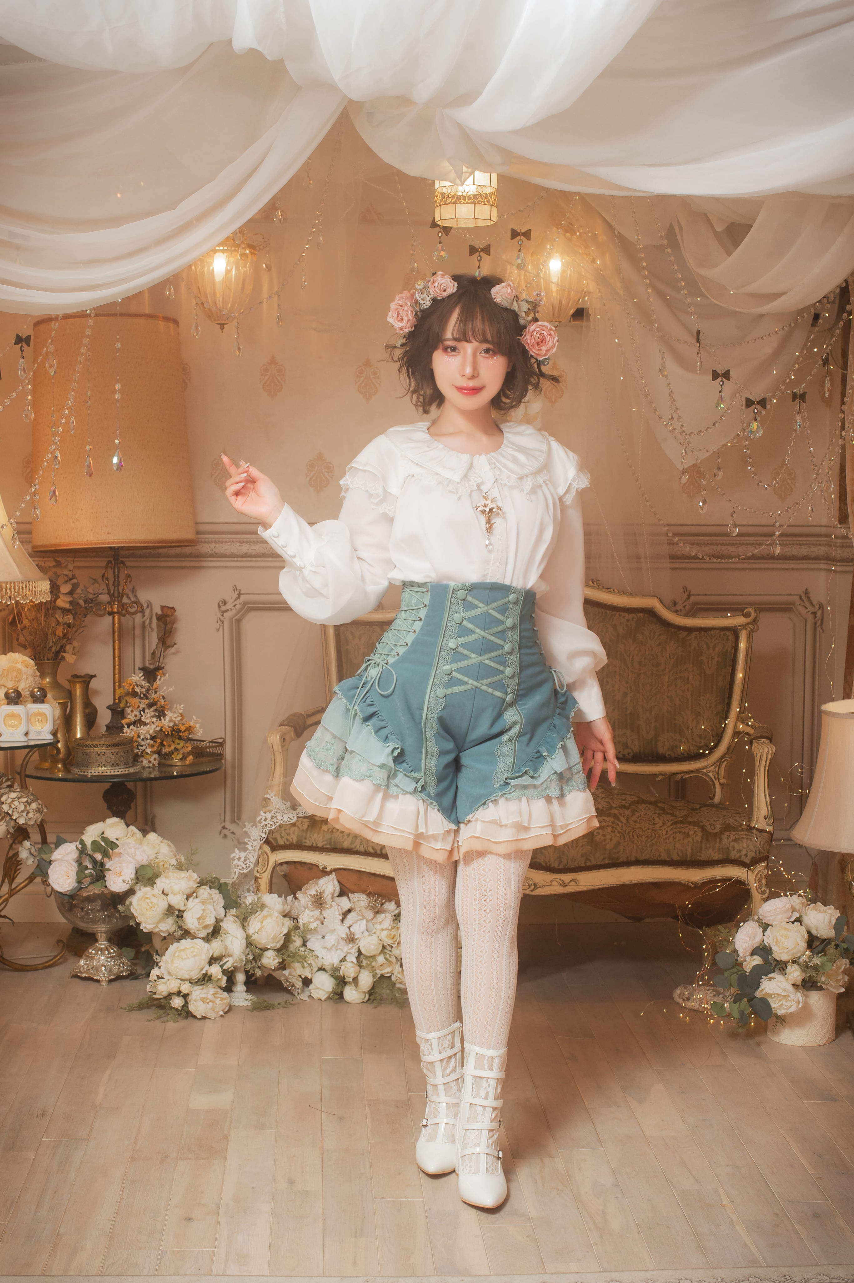 フェリ・ドウ・ロンド タッセルリボンブラウス | HoshibakoWorks