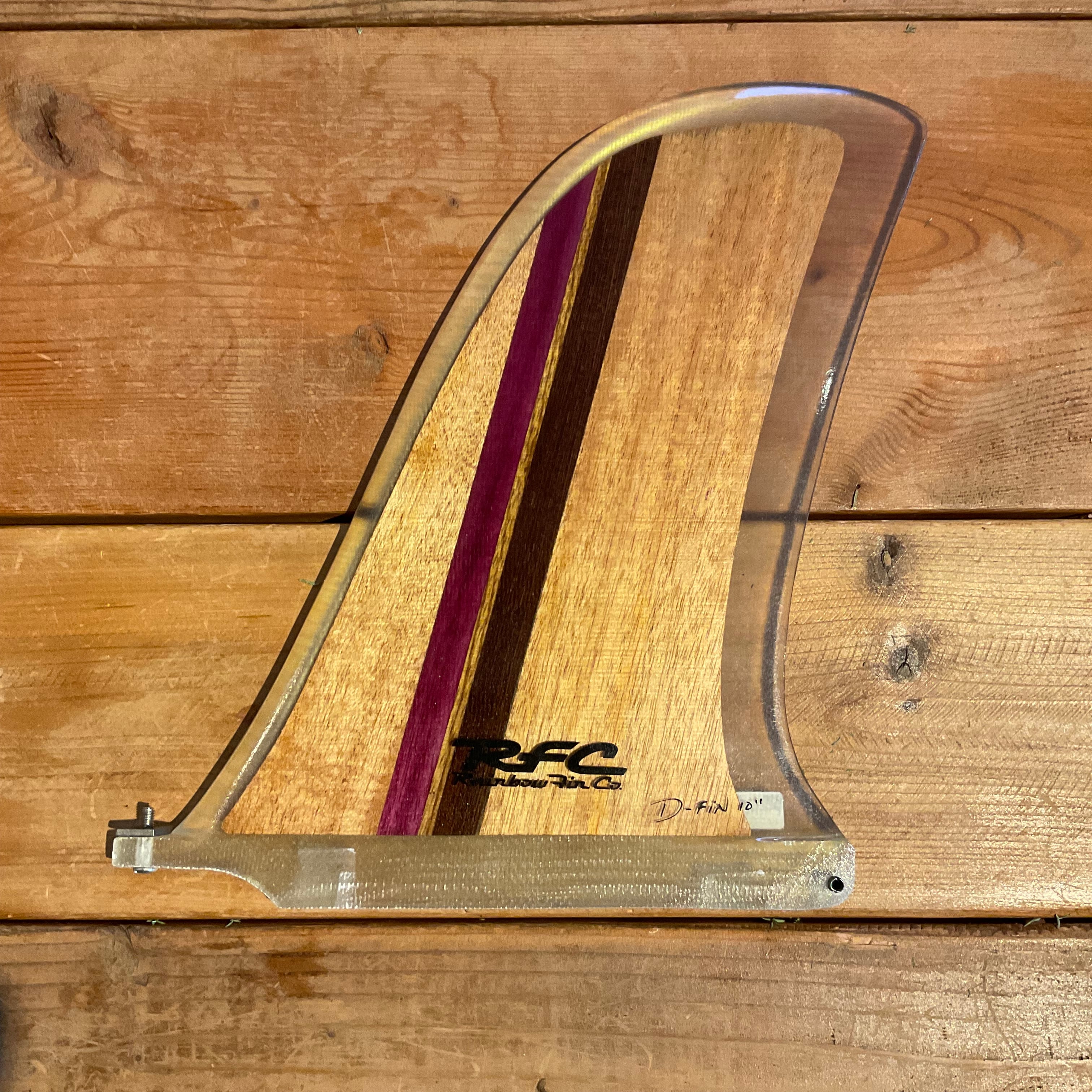 RAINBOW FINレインボーフィン D.FIN10 WOODロングボード用フィン