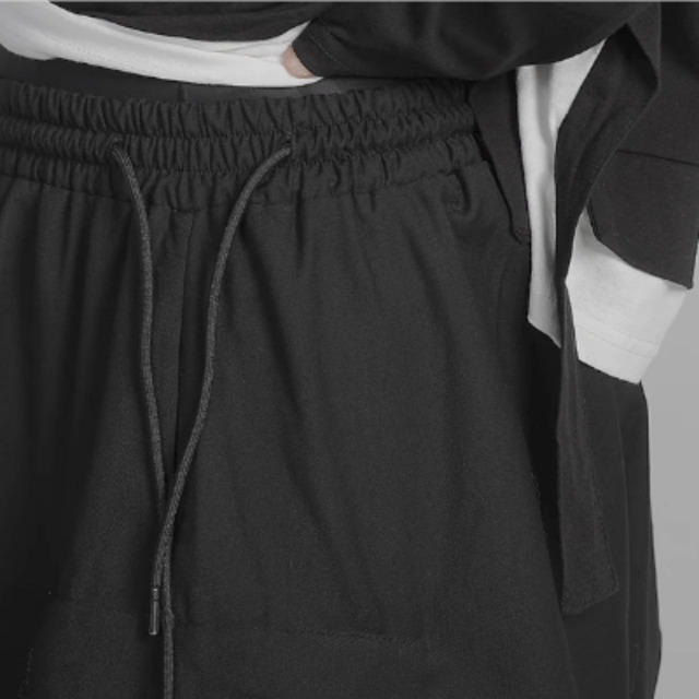 Irregular wide leg culottes C0438