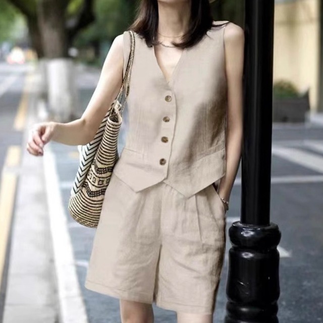 【Set】Vest & Shorts(ベスト&ショートパンツ)